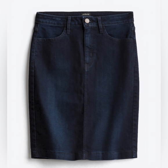 NWT Just Black Indigo Denim Skirt - Picture 5 of 5